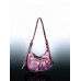 SHEIN ICON Street Style, женская модная однотонная сумка через плечо, розовый