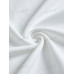 SHEIN BASICS Женская однотонная короткая укороченная футболка с вырезом, белый SHEIN BASICS Женская однотонная короткая укороченная футболка с вырезом, белый