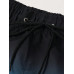 SHEIN Мужские пляжные шорты постепенного цвета с кулиской на талии, синий