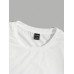 SHEIN Мужская однотонная домашняя одежда с круглым вырезом и короткими рукавами, желтый