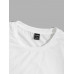 SHEIN Мужская однотонная домашняя одежда с круглым вырезом и короткими рукавами, зеленый