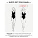SHEIN SXY Женское облегающее платье в полоску, абрикос SHEIN SXY Женское облегающее платье в полоску, абрикос