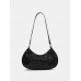 SHEIN ICON Street Style, средняя сумка-хобо с застежкой-молнией, необычная цепочка и декор в форме сердца , многоцветный