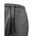 SHEIN Sport PWRUP Мужские однотонные спортивные штаны с завязками на талии, темно-серый