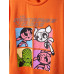 SHEIN SHEIN Kids Y2Kool Tween Girl с рисунком из страз и детальным буквенным узором, апельсин