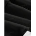 SHEIN MOD SHEIN MOD женская двухслойная мини-юбка с асимметричным подолом и рюшами и присборенной талией, черный