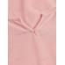 SHEIN BASICS Женская однотонная короткая укороченная футболка с вырезом, детский розовый