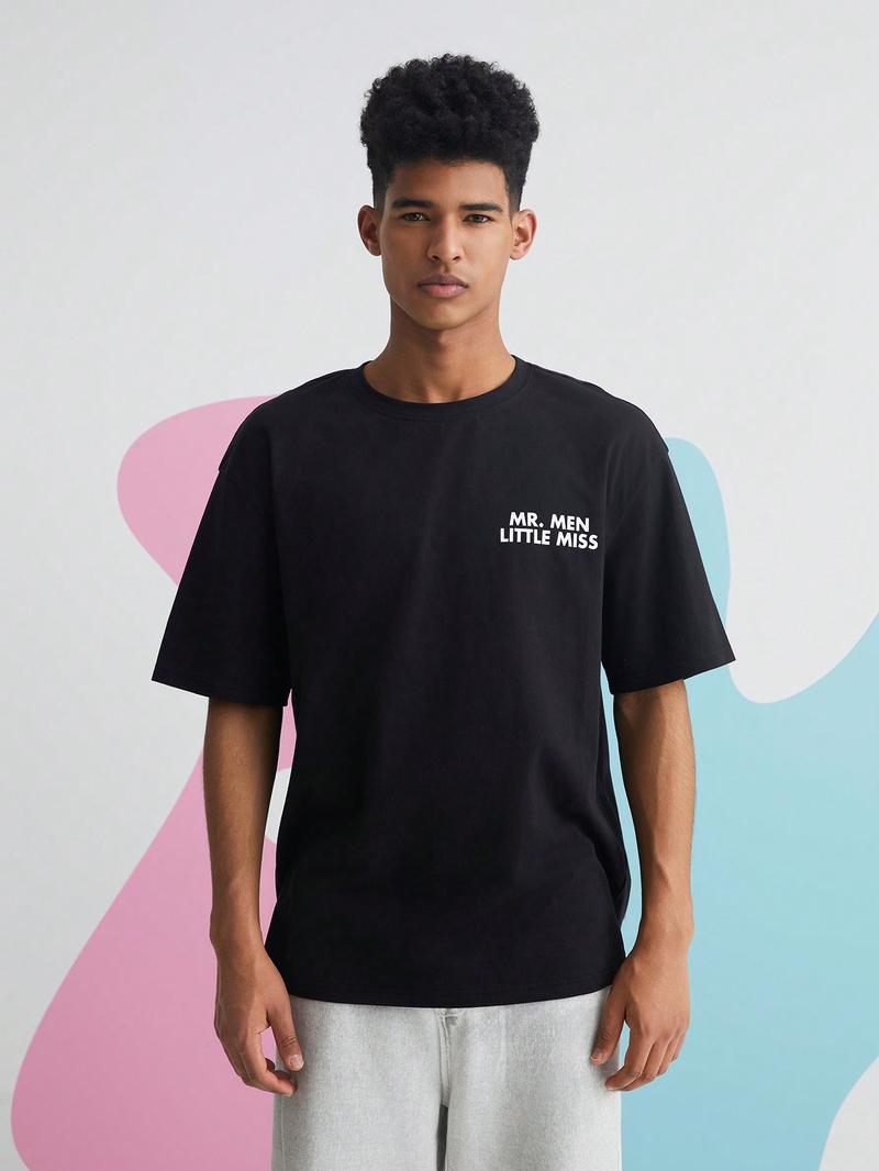 Футболка унисекс SHEIN, черный