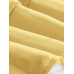 SHEIN MOD SHEIN MOD женская двухслойная мини-юбка с асимметричным подолом и рюшами и присборенной талией, желтый