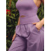 SHEIN VARSITIE Sports SUMMER Outdoor Basic с открытой спиной и КОМБИНЕЗОНОМ, фиолетовый