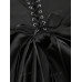 SHEIN MOD женское однотонное платье на бретельках с бабочкой и декором, черный