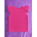 SHEIN SHEIN Kids QTFun Жилет с мультяшным буквенным принтом для маленьких девочек, ярко-розовый