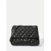 SHEIN BIZwear Элегантная большая вместительная сумка через плечо с ромбовидным узором на цепочке, черный