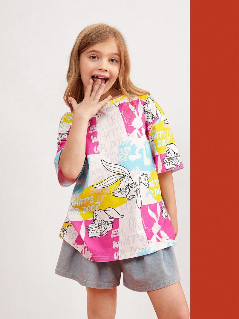SHEIN SHEIN Kids QTFun девочка-подросток, многоцветный