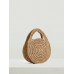 SHEIN VCAY Натуральная мини-соломенная сумка, коричневый