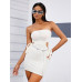 SHEIN ICON Серебряная поясная цепочка с пятиконечной звездой и кругом, серебро