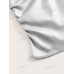 SHEIN Coolane - женский однотонный плиссированный топ без бретелек, серебро