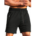 SHEIN Sport PWRUP Мужские спортивные шорты с завязками на талии, черный