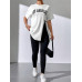 SHEIN Essnce Летний комплект из двух предметов, черное и белое
