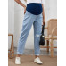 SHEIN Джинсы для беременных с регулируемой талией и поддержкой живота, легкая стирка