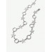 SHEIN ICON Серебряная поясная цепочка с пятиконечной звездой и кругом, серебро