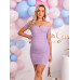 SHEIN Однотонное облегающее модное платье для беременных с открытыми плечами, сиреневый фиолетовый