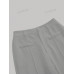SHEIN MOD: женская однотонная майка на бретельках и узкие брюки, серый