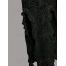 SHEIN Жаккардовое платье с асимметричным подолом и цветочным принтом, черный