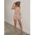 SHEIN Clasi в горошек с принтом без рукавов и круглым вырезом, пыльный розовый SHEIN Clasi в горошек с принтом без рукавов и круглым вырезом, пыльный розовый