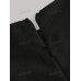 SHEIN MOD однотонное платье-жилет без рукавов с бретелькой на шее и рюшами, черный