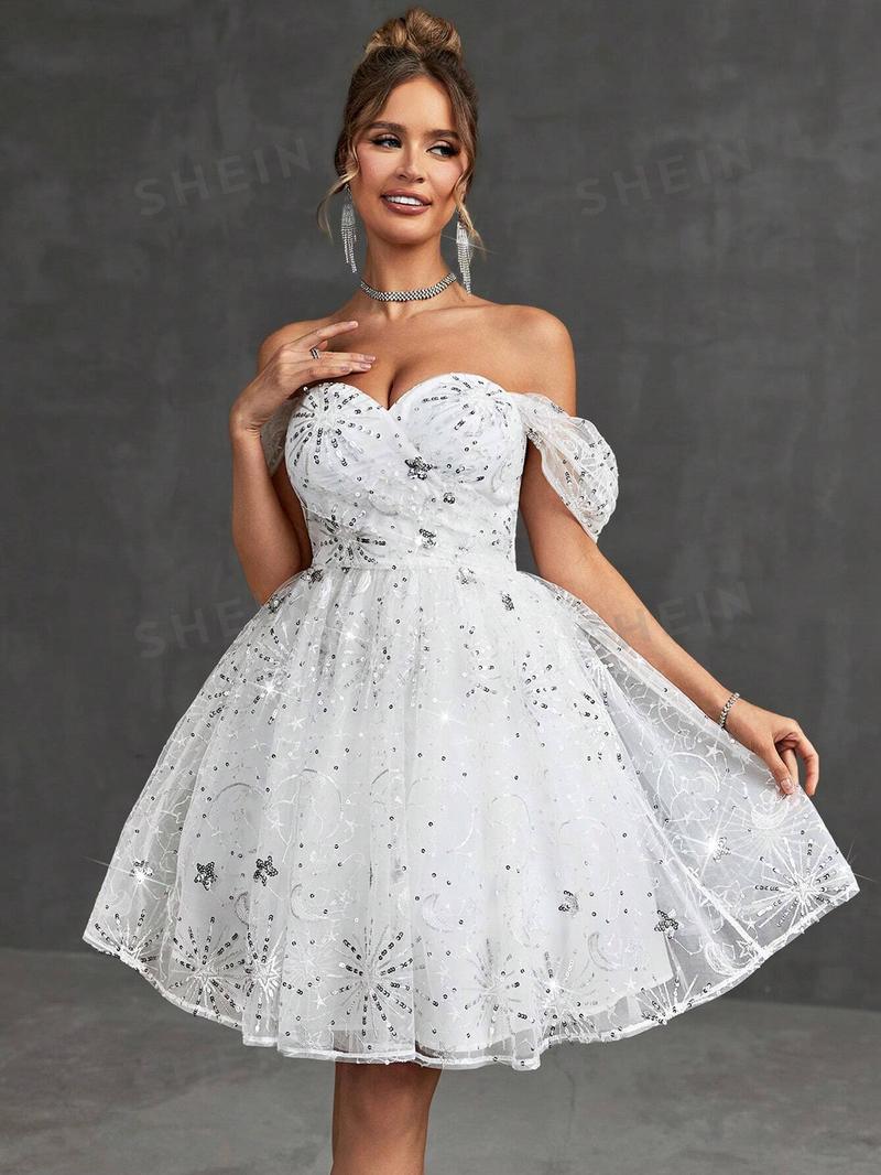 SHEIN Belle Элегантный, белый