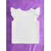 SHEIN SHEIN Kids QTFun Жилет с мультяшным буквенным принтом для маленьких девочек, белый