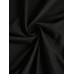 Мужская однотонная плиссированная повседневная футболка Manfinity Homme с длинным рукавом, черный Мужская однотонная плиссированная повседневная футболка Manfinity Homme с длинным рукавом, черный
