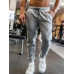 SHEIN Sport PWRUP Мужские однотонные спортивные штаны с завязками на талии, серый