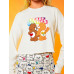 SHEIN с рисунком и слоганом, белый SHEIN с рисунком и слоганом, белый