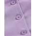 SHEIN MOD Черный Date Night с пряжкой спереди, сиреневый фиолетовый SHEIN MOD Черный Date Night с пряжкой спереди, сиреневый фиолетовый