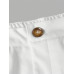 Мужские однотонные шорты Manfinity Homme со скошенными карманами, белый Мужские однотонные шорты Manfinity Homme со скошенными карманами, белый