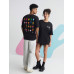 Футболка унисекс SHEIN, черный