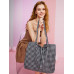 SHEIN MOD Милая женская сумка-тоут в клетку, летняя сумка, черное и белое
