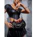 SHEIN ICON Street Style, средняя сумка-хобо с застежкой-молнией, необычная цепочка и декор в форме сердца , многоцветный
