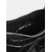 SHEIN ICON Street Style, средняя сумка-хобо с застежкой-молнией, необычная цепочка и декор в форме сердца , многоцветный
