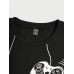 SHEIN Мужская футболка с короткими рукавами и шорты с контроллером для видеоигр, абрикос