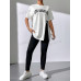 SHEIN Essnce Летний комплект из двух предметов, черное и белое